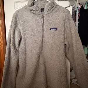 Patagonia Gray Fleece Pullover Hoodie